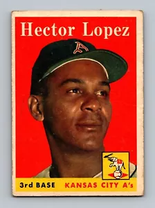 1958 Topps - #155 Hector Lopez GD-VG (B2) - Picture 1 of 2