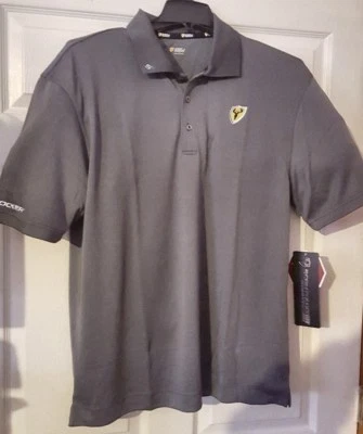 NEW 2XL XL Large Men's S3 Gray Scent Blocker Golf Shirt Top Polo Team Scent Tour - Image 1 of 4