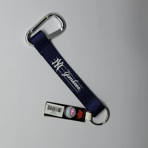 CARABINER LANYARD KEYCHAIN 8" MLB BASEBALL KEY CHAIN NEW! - PICK YOUR TEAM Cover