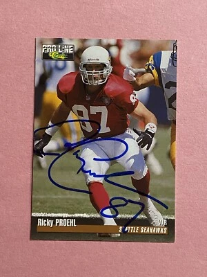Autógrafo Ricky Proehl 1995 Classic Pro Line IP Foto 1 de 2