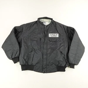 Vintage Swingster Jacket Mens 2XL Trick Racing Gasoline Bomber Quilted Coat - Picture 1 of 14