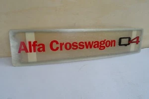 targa posteriore Alfa Crosswagon Q4 autosalone Alfa Romeo 156 accessorio - Imagen 1 de 7