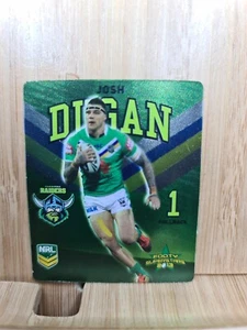 JOSH DUGAN🏆2013 #5 Raiders NRL Footy Superstars Tazo🏆 - Bild 1 von 2