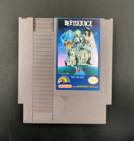 Beetlejuice (Nintendo Entertainment System, NES) Game Only w/ Protector