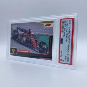 PSA 9 - Scuderia Ferrari #P05 - Leclerc Sainz - Topps Now 2022 - Picture 1 of 4
