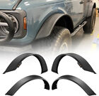 Texture Steel For 2021 2022 2023 Ford Bronco Front Rear Fender Flares Full Kits