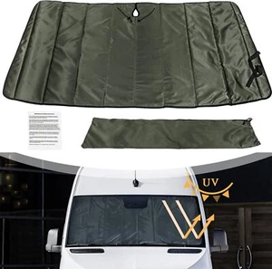Insulated Blackout Front Windshield Cover for Mercedes-Benz Sprinter-Vans 07-22  - Picture 1 of 9