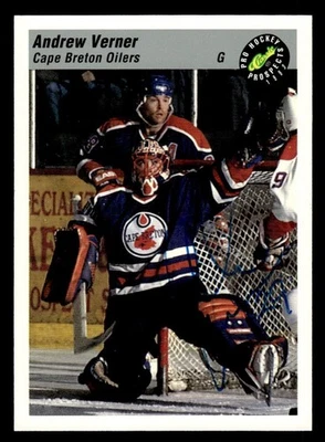 1993 Classic Prospects Hockey #84 Andrew Verner Signed Auto (no COA) *d2 - Image 1 of 2