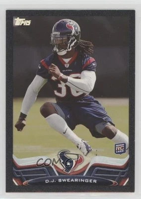 2013 Topps Black Border /58 DJ Swearinger #63 Rookie RC - Image 1 of 2