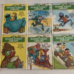 Lot Of 6 - The SESAME STREET LIBRARY Vol. 3 6 7 10 12 & 13 Jim Henson's Muppets - Picture 1 of 9