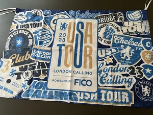 NWOT Chelsea FC Flag 2023 Summer Series London Calling USA Tour Soccer (GR176J) - Picture 1 of 5