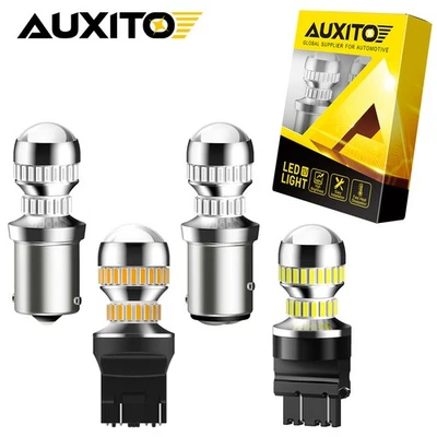 2x AUXITO 1156 LED Luz Inversa Canbus Bombilla de Respaldo 6000K Blanco Estacionamiento DRL Lámpara Foto 1 de 4