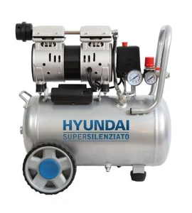 COMPRESSORE ARIA SILENZIATO HYUNDAI 24L 1HP - COD. 65700 - Foto 1 di 5