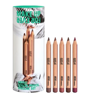 Make Up For Ever Mini Artist Color Lip Pencils Set Holiday 2025 LIMITED - Image 1 of 2