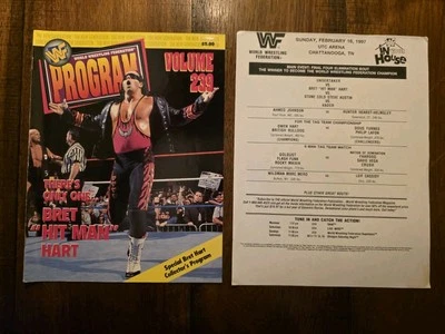 WWF IYH Final 4 Program #239 Bret "Hitman" Hart Chattanooga TN February 1997 - Image 1 of 4