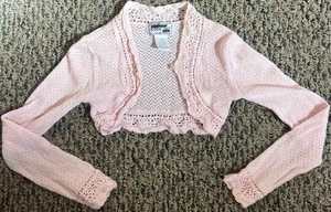 Kobe Girl Girl’s Size S 7 / 8 Long Sleeve Top Pink *SEE PICS* FLAW! 🍀 - Picture 1 of 12