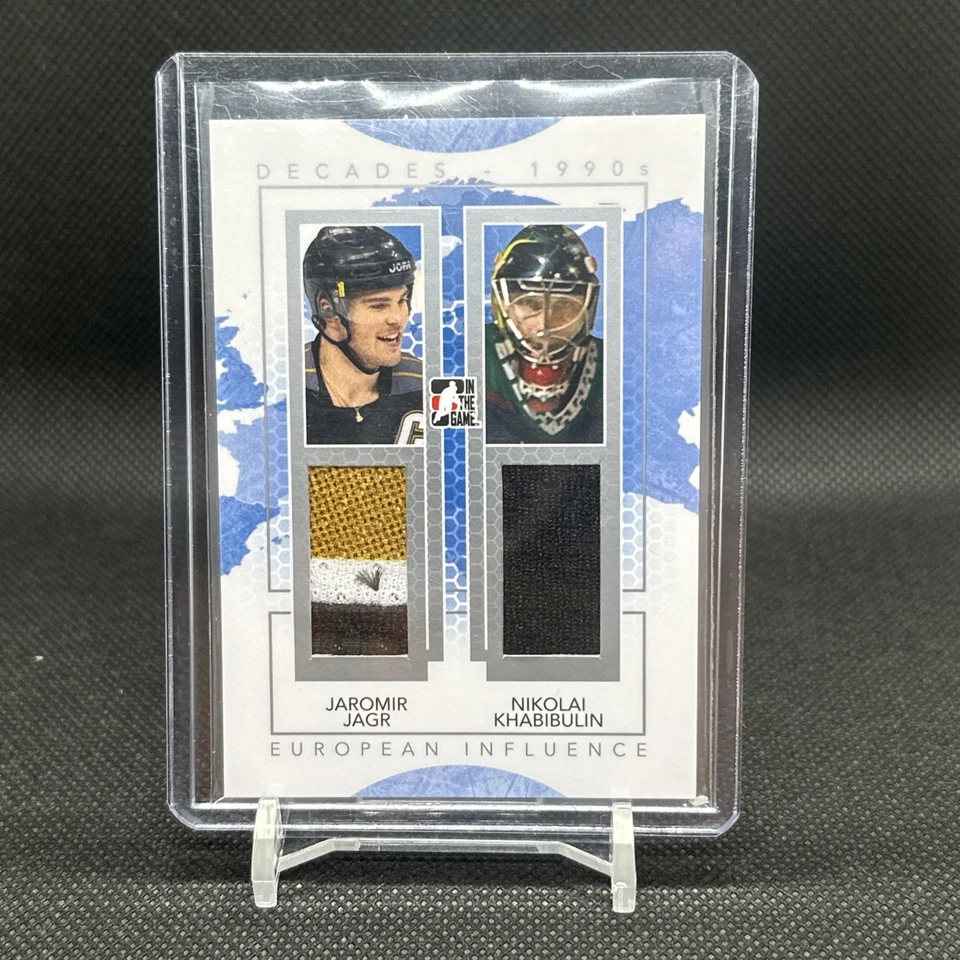 13/14 ITG DECADES 90’s JAGR / KHABIBULIN EUROPEAN INFLUENCE /30! - Image 1 of 1