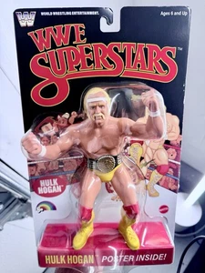WWE LJN Superstars Hulk Hogan 8" Retro Action Figure Black Card CHASE Mattel - Picture 1 of 8