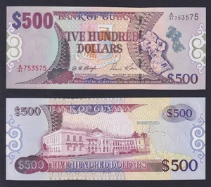 Banconota Guyana 500 dollars 2002 P.-34b FDS/UNC - Imagen 1 de 1
