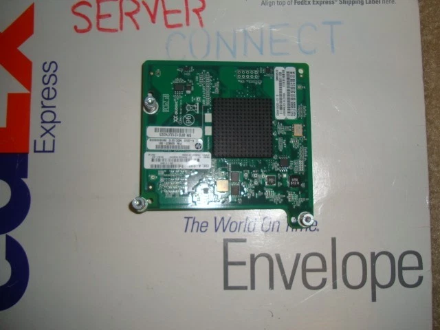 583210-B21 HP QLOGIC QMH7342 INFINIBAND DUAL PORT MEZZANINE HC CARD 583999-001 - Image 1 of 1