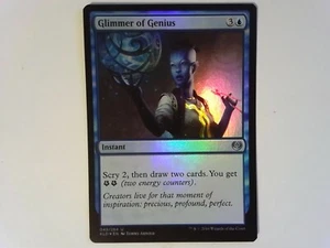 Foil Glimmer of Genius Kaladesh - Magic the Gathering MTG - Blue - Picture 1 of 2