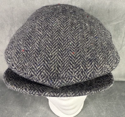 Jonathan Richard Donegal Tweed Lana Irlandesa Cabbie Newsboy Sombrero Gorra Talla 7-1/4" Foto 1 de 4