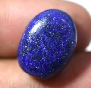 15.20 Ct Natural Blue Lapis Lazuli Top Quality Cabochon Gemstone ! 