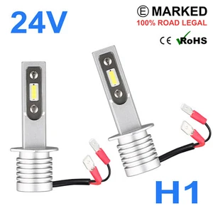 2 x 24 V LED H1 466 Faro Hella Spot 320FF HGV Camión Xenón Blanco P14.5S - Imagen 1 de 9