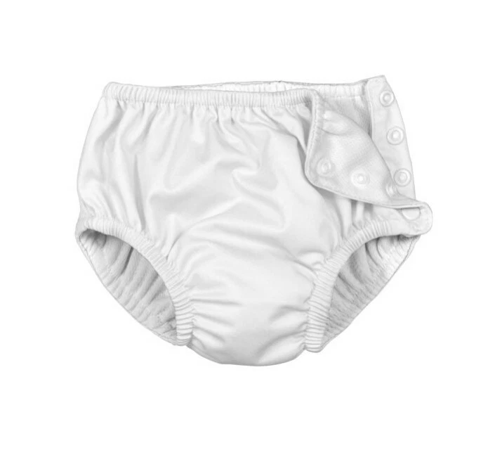 Traje de baño absorbente reutilizable Iplay Snap pañal blanco talla 12 meses 10322 Foto 1 de 1