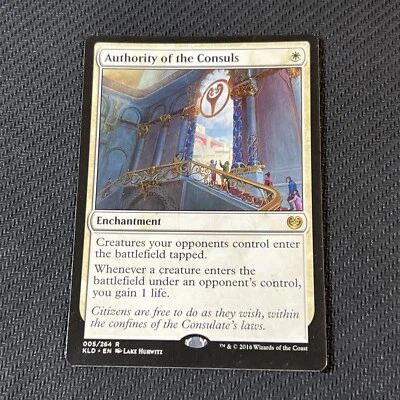 Authority of the Consuls Magic The Gathering Mtg Kaladesh Rare Card - Image 1 of 4