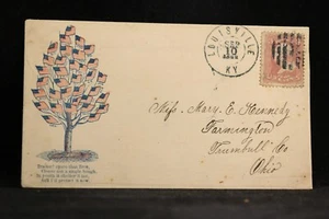 Civil War: Kentucky, Louisville 1862 #65 Cover, Loyal States Flag Tree - Picture 1 of 2