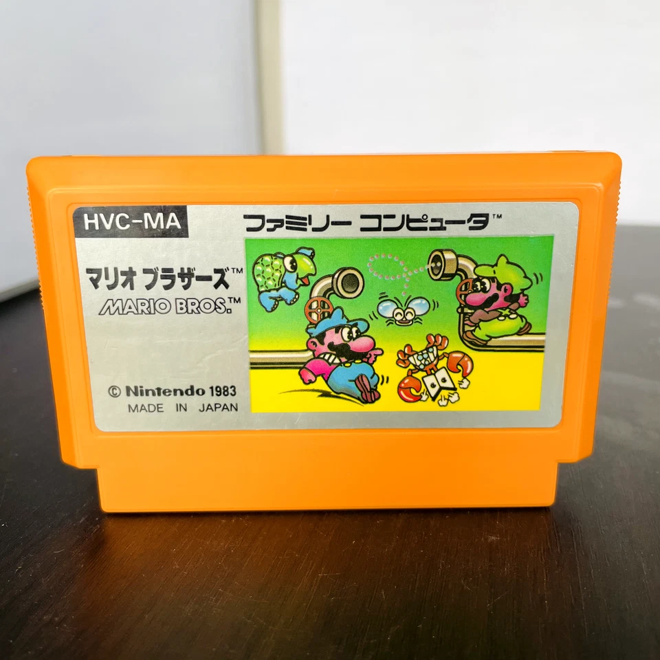 Mario Bros. Picture Label Version Nintendo Famicom 1983 Japanese Version HVC-MA - Image 1 of 4