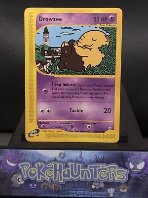 Pokemon Card Drowzee 74b/147 Aquapolis Non Holo WOTC Played - Image 1 of 2