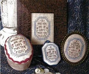 SPECIAL LADIES SAMPLER-CROSS STITCH CHART-HOMESPUN ELEGANCE - Picture 1 of 1