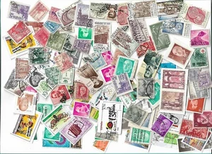 Sellos postales de España x 95, usados (Lote 1) principalmente de papel - Imagen 1 de 1