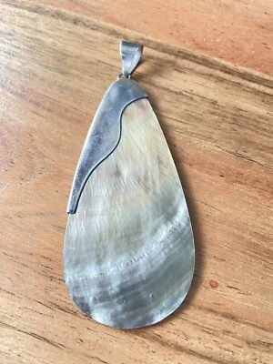 Perlmutt Anhänger Silber 925  - Bild 1 von 3