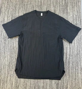 Lululemon Top Damen 6 Clear Intentions Mesh schwarz 1/4-Reißverschluss Kurzarm - Bild 1 von 10