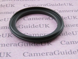 49-58mm 58mm-49mm Male to Male Double Coupling Ring reverse macro Adapter 49-58 - Picture 1 of 2