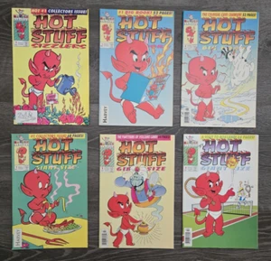 Lot of 6 Hot Stuff Comic Books Harvey Classics w/ Three # 1s - Picture 1 of 15