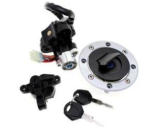FXCNC Ignition Switch Fuel Cap Key Seat Lock Set For Suzuki GSF1200 Bandit 96-05 - Picture 1 of 9