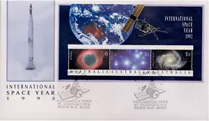 Año espacial internacional 1992 decimal FDC (sin dirección) - Imagen 1 de 1