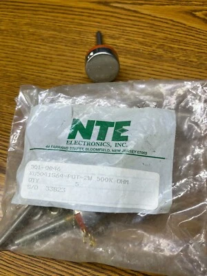 Reóstato NTE 501-0046 500 K ohmios 2 vatios, Foto 1 de 2