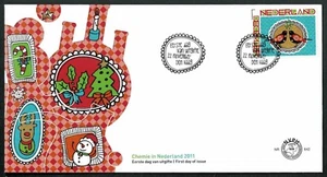SG05 NETHERLANDS 2011 FDC December stamp - Picture 1 of 1