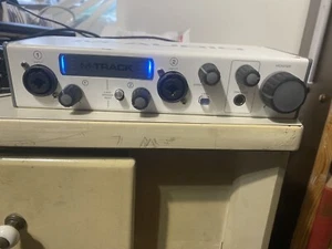 M-Audio M-Track II MK2 USB Audio Interface 2 Channel White Rare - Picture 1 of 4
