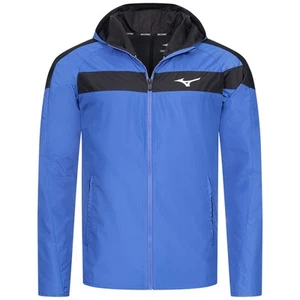 Chaqueta Con Capucha Mizuno Para Hombre Sport Entrenamiento Correr Azul Nueva - Imagen 1 de 1