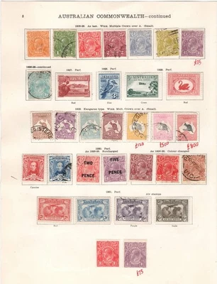 AUSTRALIA - A Better Collection on 5 Album Pages - Image 1 of 4