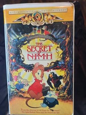 The Secret of NIMH (VHS 1982) MGM/UA Home Video Animated Classic - Image 1 of 4