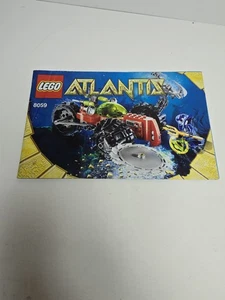 LEGO Seabed Scavenger Atlantis (8059) Replacement Manual Instructions Booklet - Picture 1 of 3