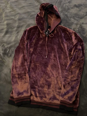 Inc International Concepts Women Hoodie Holiday Hookup Burgundy Sz L New - Image 1 of 4