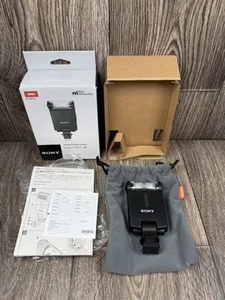 Sony HVLF20M, MI Shoe External Flash for Alpha SLT/NEX (Black) Brand New Open - Picture 1 of 8